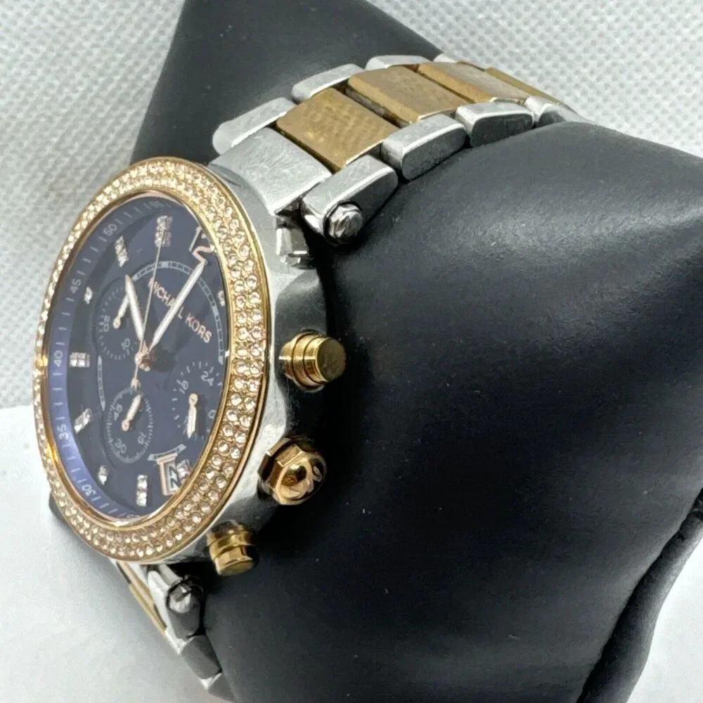 Michael Kors Parker MK6141 Women's Two-Tone Stainless Steel Analog Watch JNA598